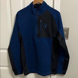 Men’s Spyder quarter zip ski jacket Large. Never been worn